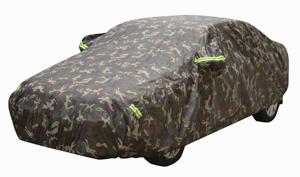 Oxford Cloth Winter Car Covers Outdoor Waterproof Sun Rain Snow Protection Camouflage For Volkswagen Polo Passat Golf Tiguan