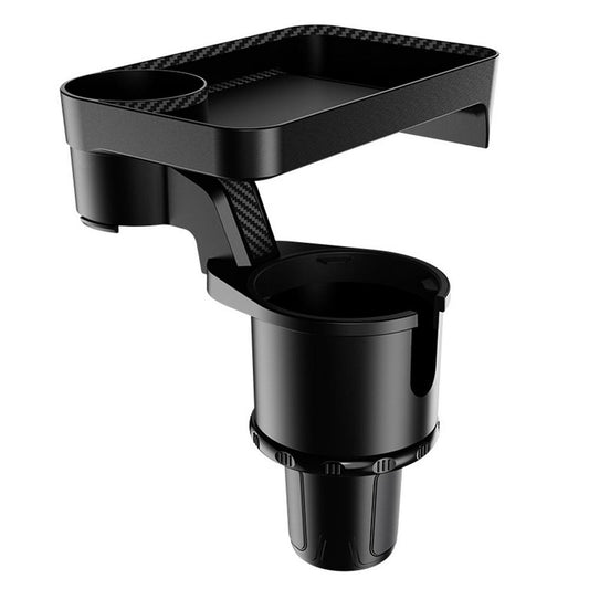 Car Cup Holder Attachable Meal Tray Expanded Table Desk Portable 360 Rotatable Adjustable Auto Car Food Tray